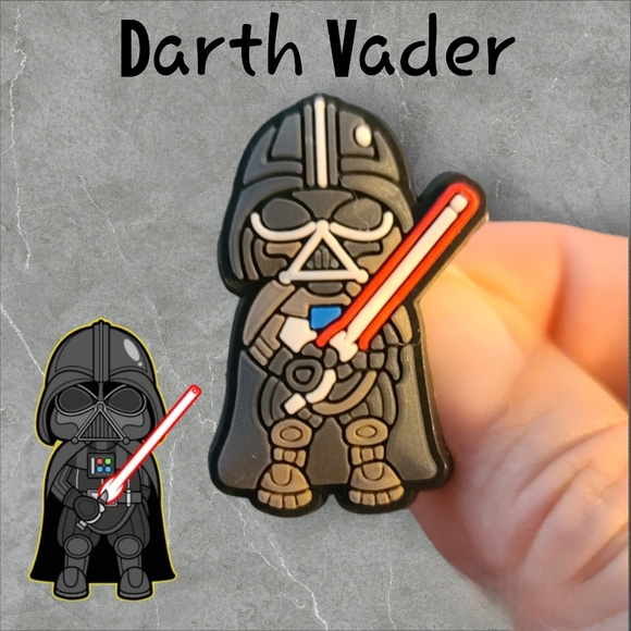 BOGO!! BUNDLE For Discount!!! Brand New Darth Vader Croc Charm - Picture 1 of 1